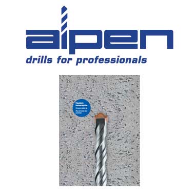 ALPEN DRILL Broca para piedra, broca de percusi&oacute;n SDS y cinceles